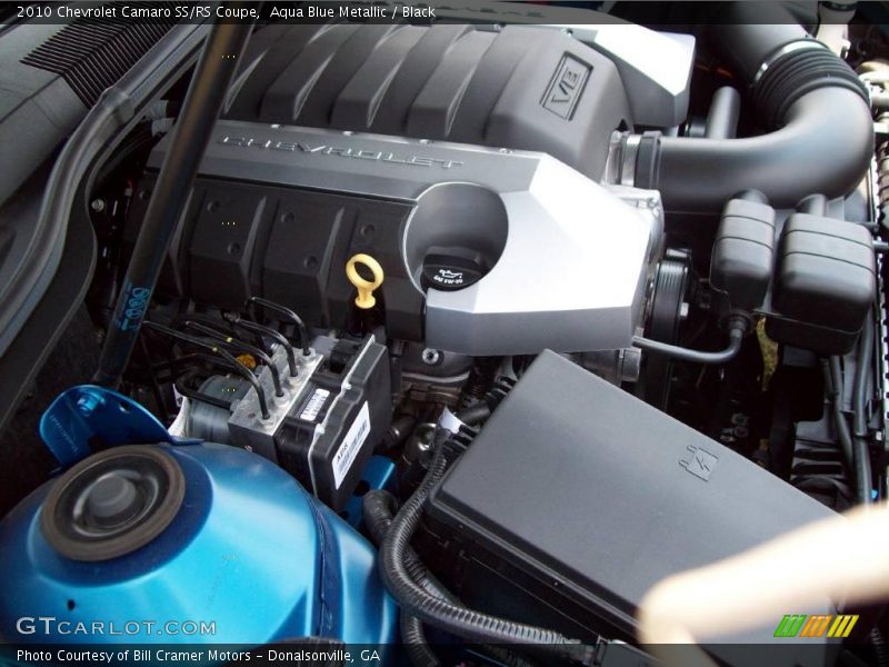 Aqua Blue Metallic / Black 2010 Chevrolet Camaro SS/RS Coupe