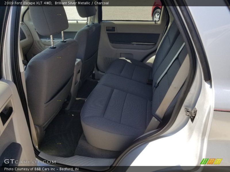 Brilliant Silver Metallic / Charcoal 2009 Ford Escape XLT 4WD
