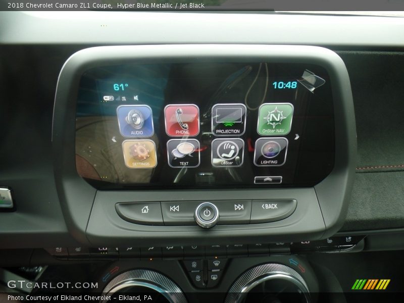 Controls of 2018 Camaro ZL1 Coupe