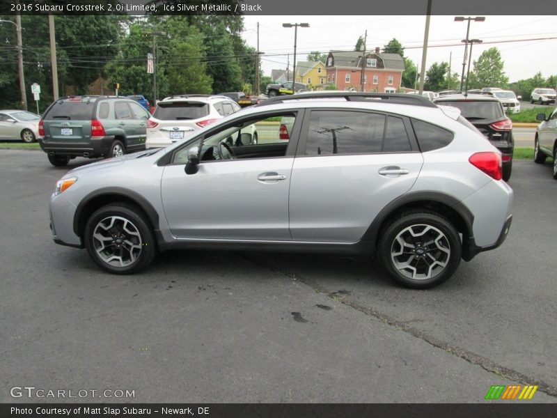 Ice Silver Metallic / Black 2016 Subaru Crosstrek 2.0i Limited