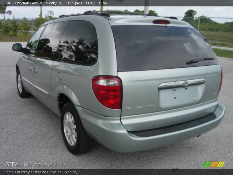 Satin Jade Pearl / Taupe 2003 Chrysler Town & Country LXi