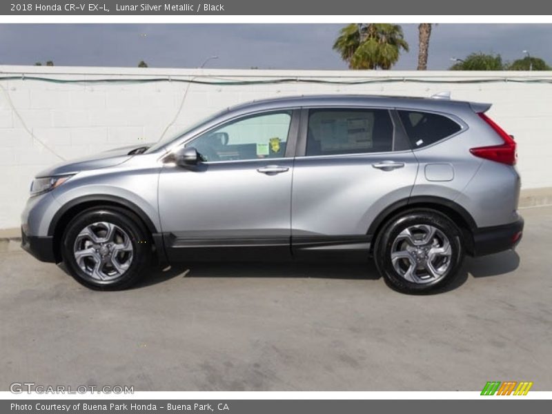 Lunar Silver Metallic / Black 2018 Honda CR-V EX-L