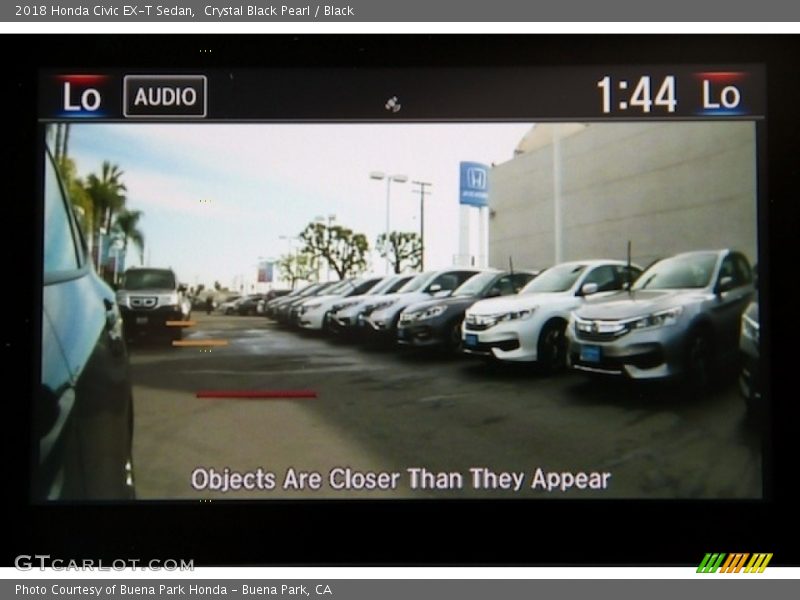 Crystal Black Pearl / Black 2018 Honda Civic EX-T Sedan