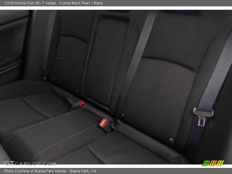 Crystal Black Pearl / Black 2018 Honda Civic EX-T Sedan