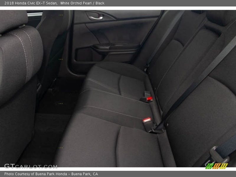 White Orchid Pearl / Black 2018 Honda Civic EX-T Sedan