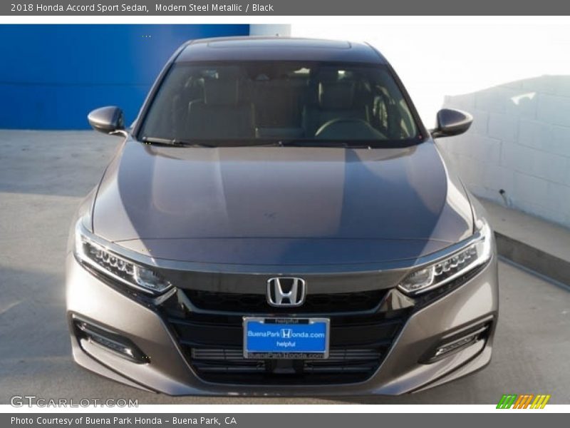 Modern Steel Metallic / Black 2018 Honda Accord Sport Sedan