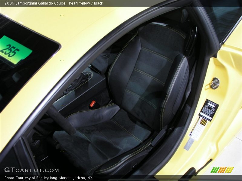 Black Leather & Alcantara Interior and Yellow Stitching - 2006 Lamborghini Gallardo Coupe