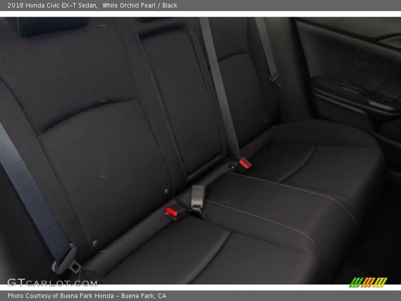 White Orchid Pearl / Black 2018 Honda Civic EX-T Sedan