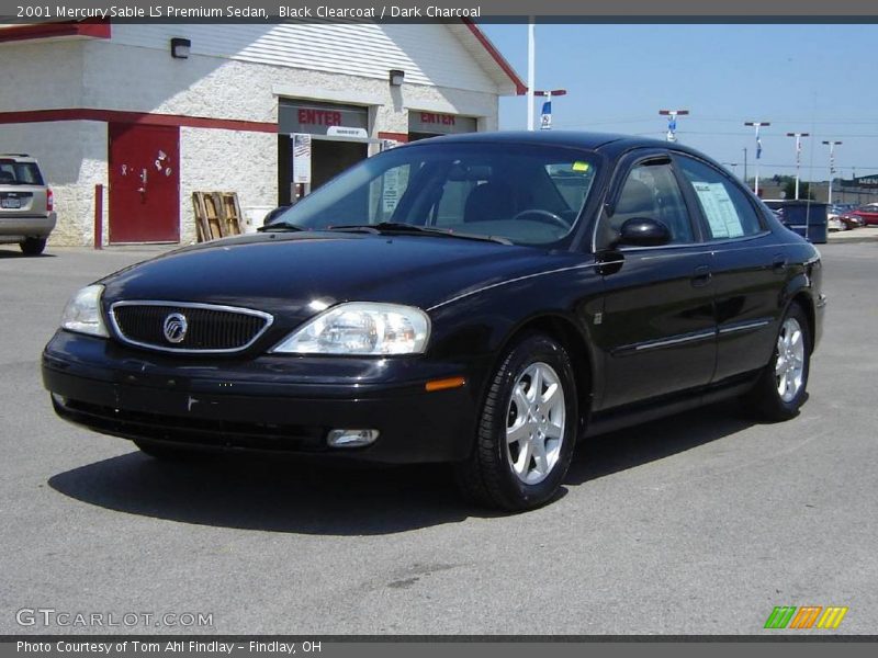 Black Clearcoat / Dark Charcoal 2001 Mercury Sable LS Premium Sedan