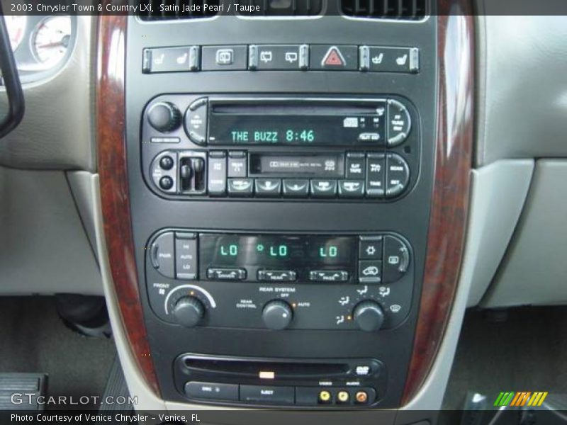 Satin Jade Pearl / Taupe 2003 Chrysler Town & Country LXi