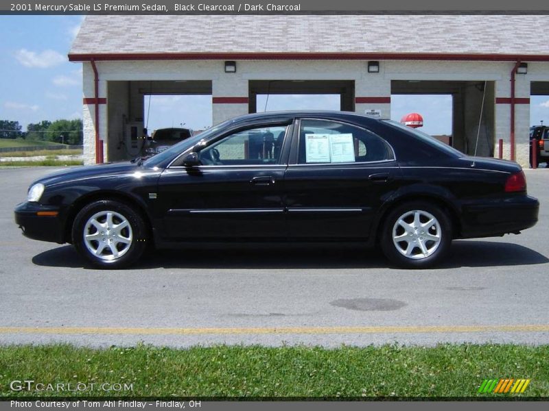 Black Clearcoat / Dark Charcoal 2001 Mercury Sable LS Premium Sedan