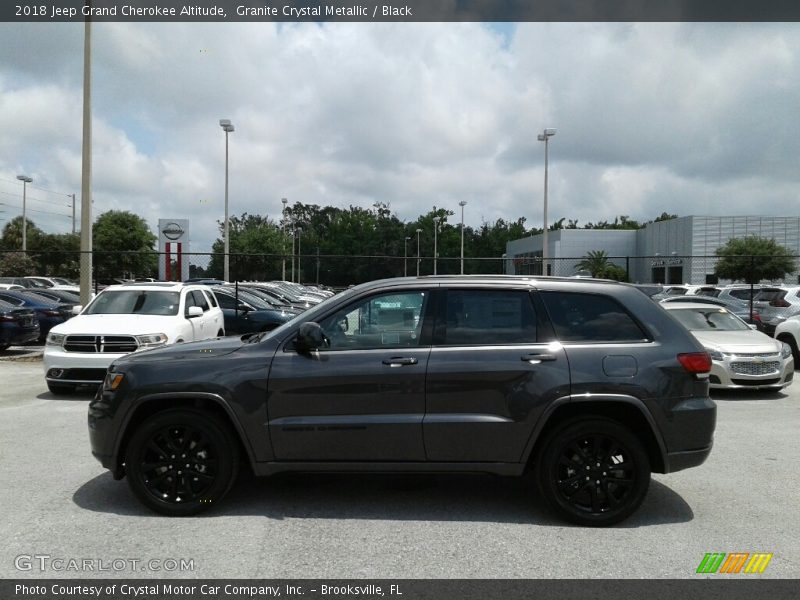 Granite Crystal Metallic / Black 2018 Jeep Grand Cherokee Altitude