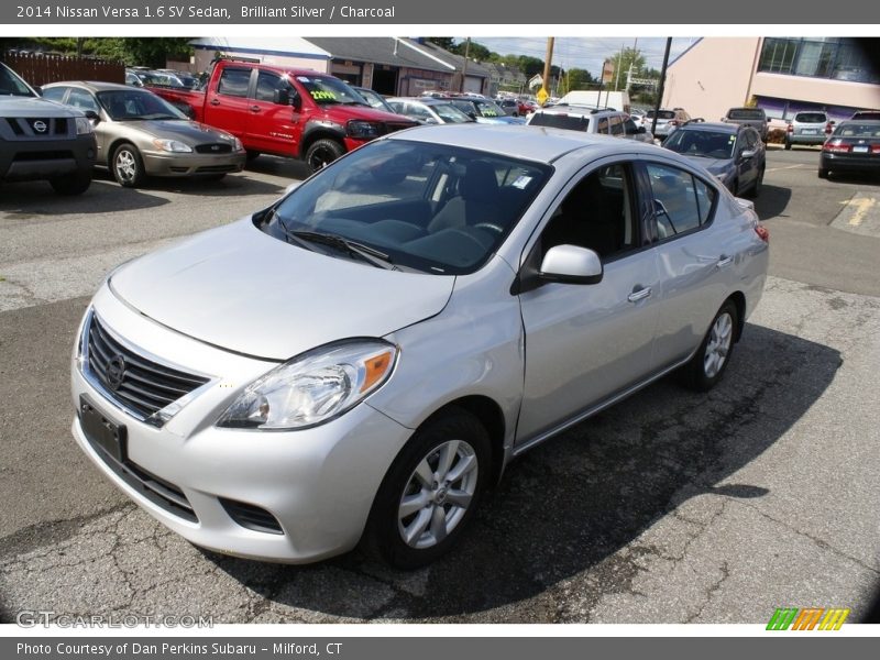 Brilliant Silver / Charcoal 2014 Nissan Versa 1.6 SV Sedan