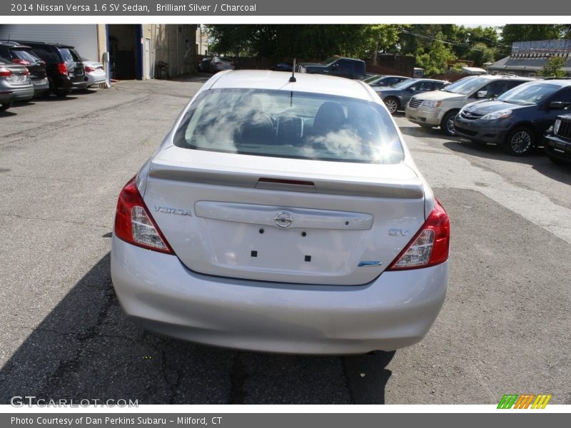 Brilliant Silver / Charcoal 2014 Nissan Versa 1.6 SV Sedan