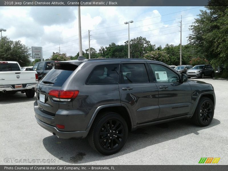 Granite Crystal Metallic / Black 2018 Jeep Grand Cherokee Altitude