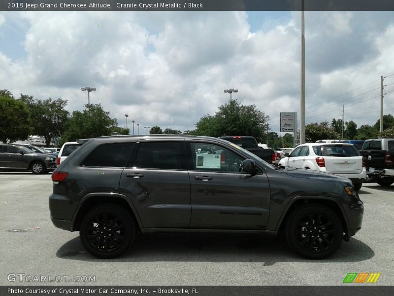 Granite Crystal Metallic / Black 2018 Jeep Grand Cherokee Altitude