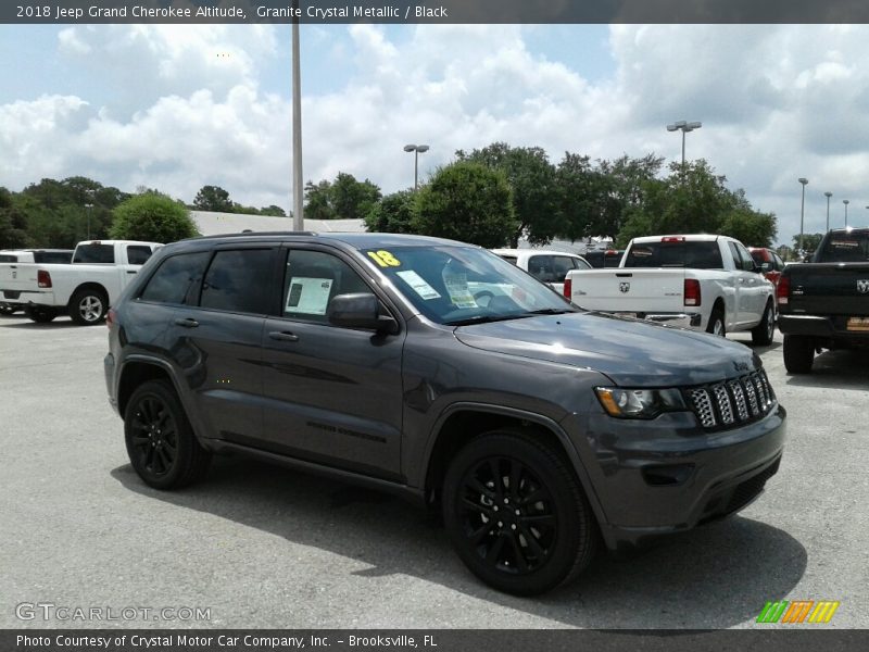 Granite Crystal Metallic / Black 2018 Jeep Grand Cherokee Altitude