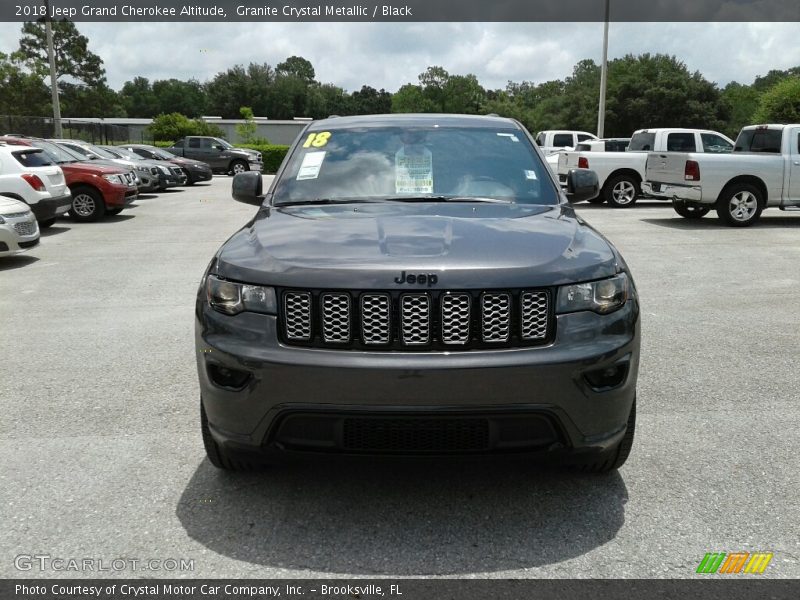 Granite Crystal Metallic / Black 2018 Jeep Grand Cherokee Altitude