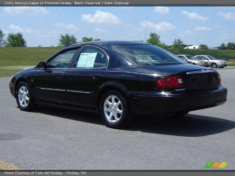 Black Clearcoat / Dark Charcoal 2001 Mercury Sable LS Premium Sedan