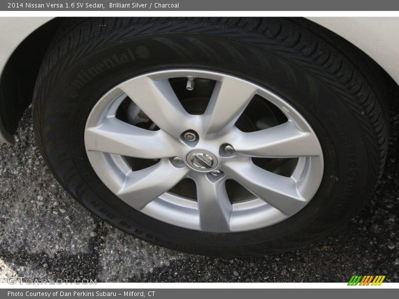 Brilliant Silver / Charcoal 2014 Nissan Versa 1.6 SV Sedan