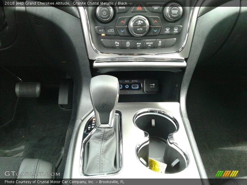 Granite Crystal Metallic / Black 2018 Jeep Grand Cherokee Altitude