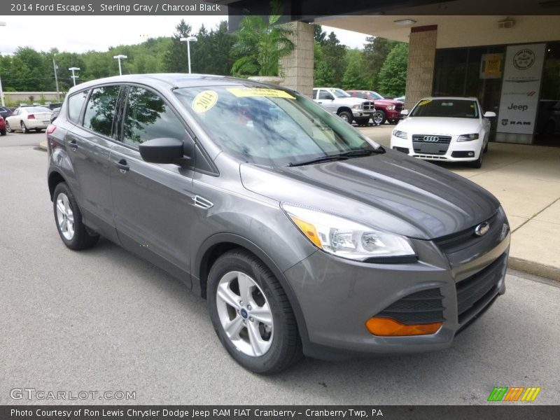 Sterling Gray / Charcoal Black 2014 Ford Escape S