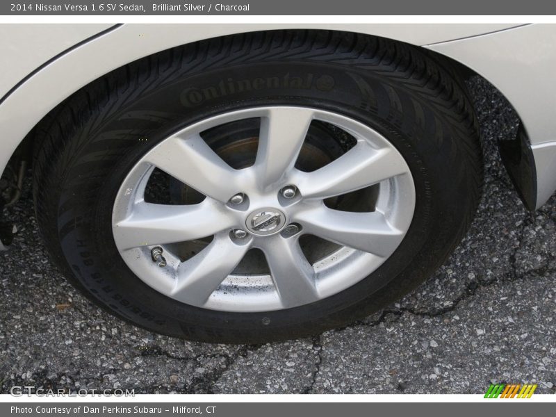 Brilliant Silver / Charcoal 2014 Nissan Versa 1.6 SV Sedan