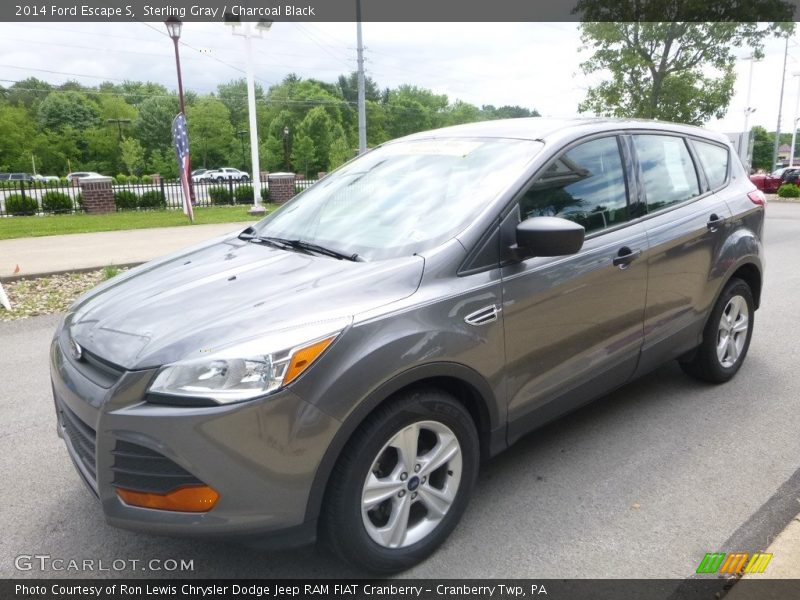 Sterling Gray / Charcoal Black 2014 Ford Escape S