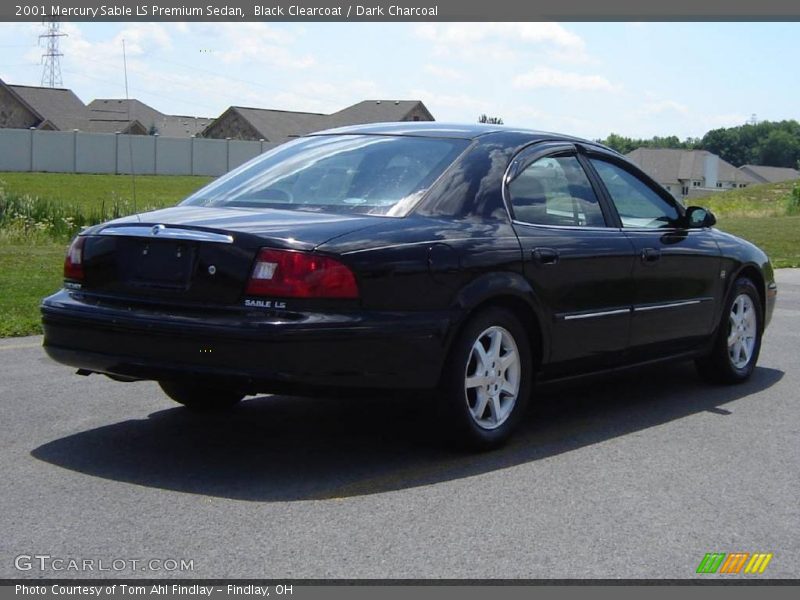 Black Clearcoat / Dark Charcoal 2001 Mercury Sable LS Premium Sedan