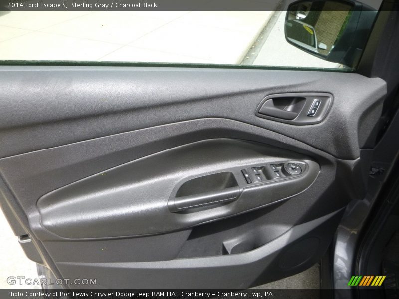 Sterling Gray / Charcoal Black 2014 Ford Escape S