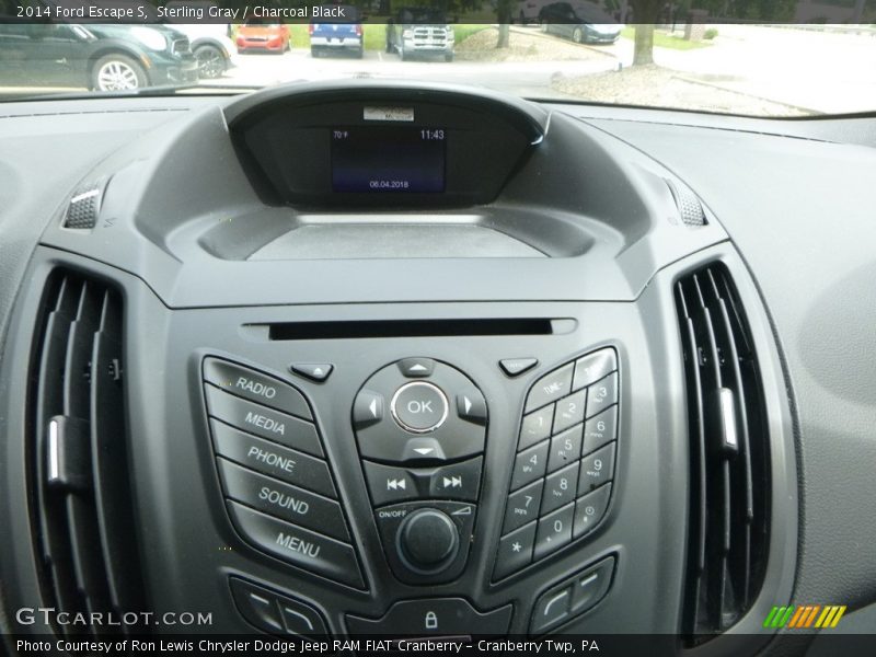 Sterling Gray / Charcoal Black 2014 Ford Escape S