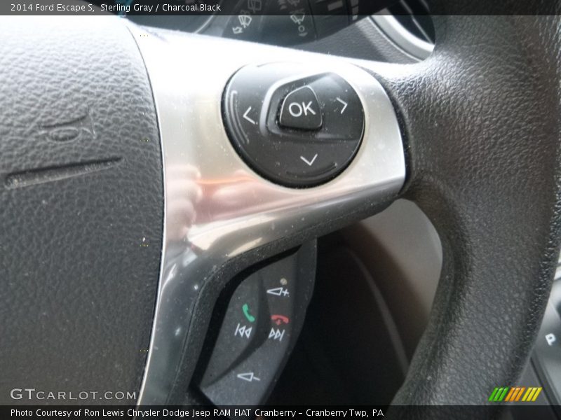 Sterling Gray / Charcoal Black 2014 Ford Escape S
