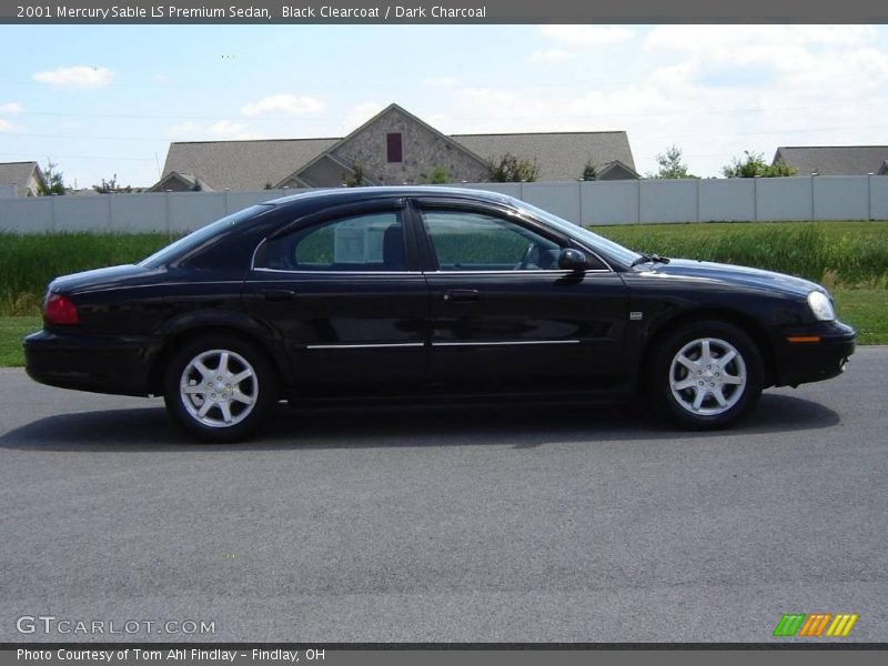 Black Clearcoat / Dark Charcoal 2001 Mercury Sable LS Premium Sedan