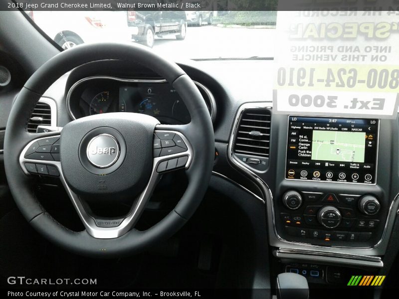 Walnut Brown Metallic / Black 2018 Jeep Grand Cherokee Limited