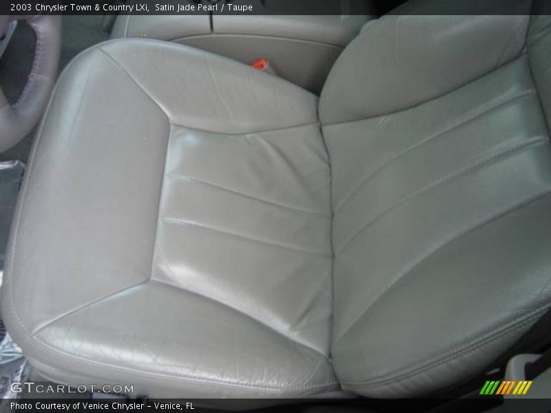 Satin Jade Pearl / Taupe 2003 Chrysler Town & Country LXi