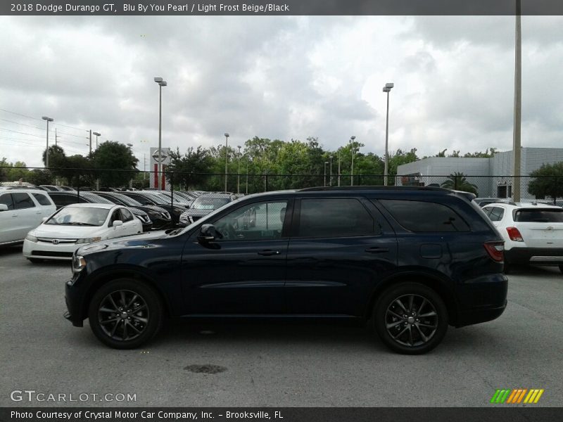 Blu By You Pearl / Light Frost Beige/Black 2018 Dodge Durango GT