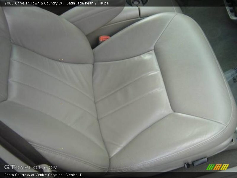 Satin Jade Pearl / Taupe 2003 Chrysler Town & Country LXi