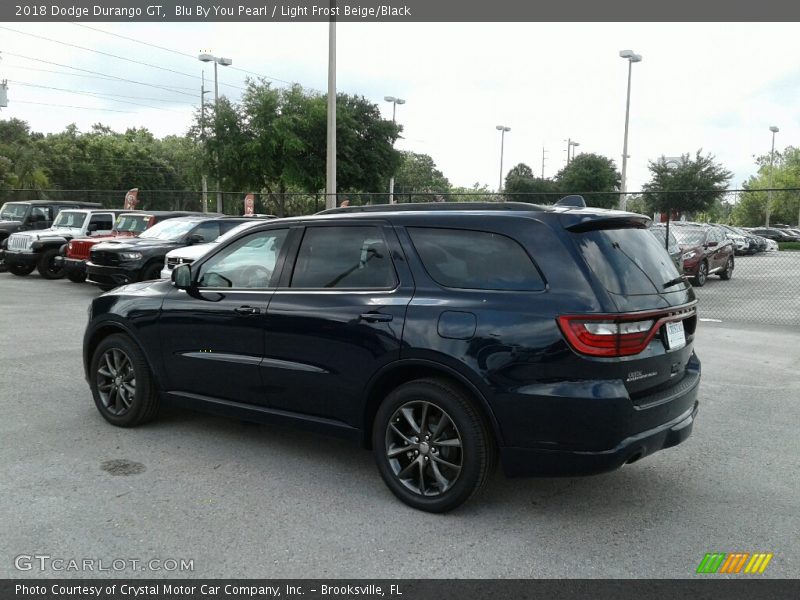Blu By You Pearl / Light Frost Beige/Black 2018 Dodge Durango GT