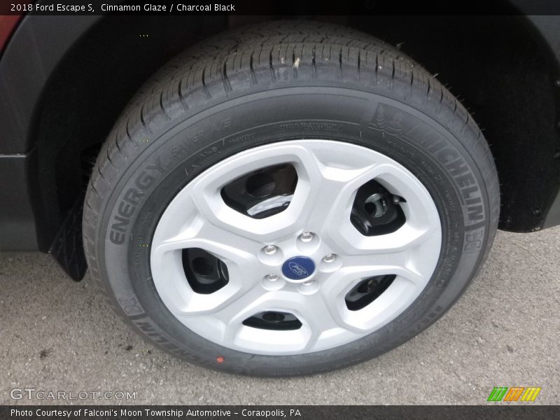 Cinnamon Glaze / Charcoal Black 2018 Ford Escape S