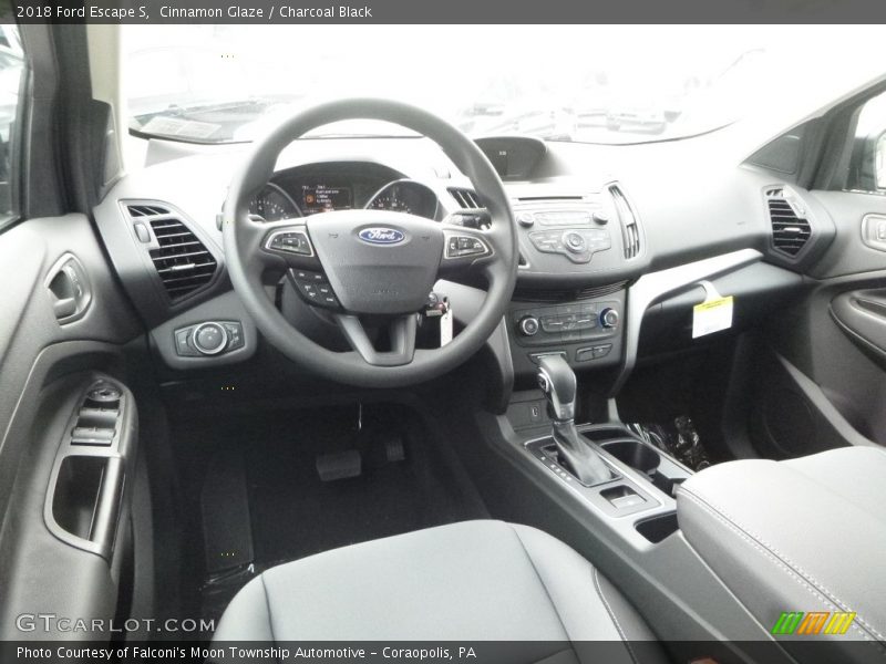 Cinnamon Glaze / Charcoal Black 2018 Ford Escape S