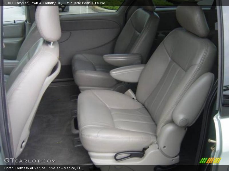 Satin Jade Pearl / Taupe 2003 Chrysler Town & Country LXi