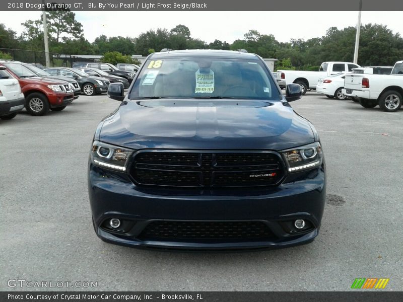 Blu By You Pearl / Light Frost Beige/Black 2018 Dodge Durango GT
