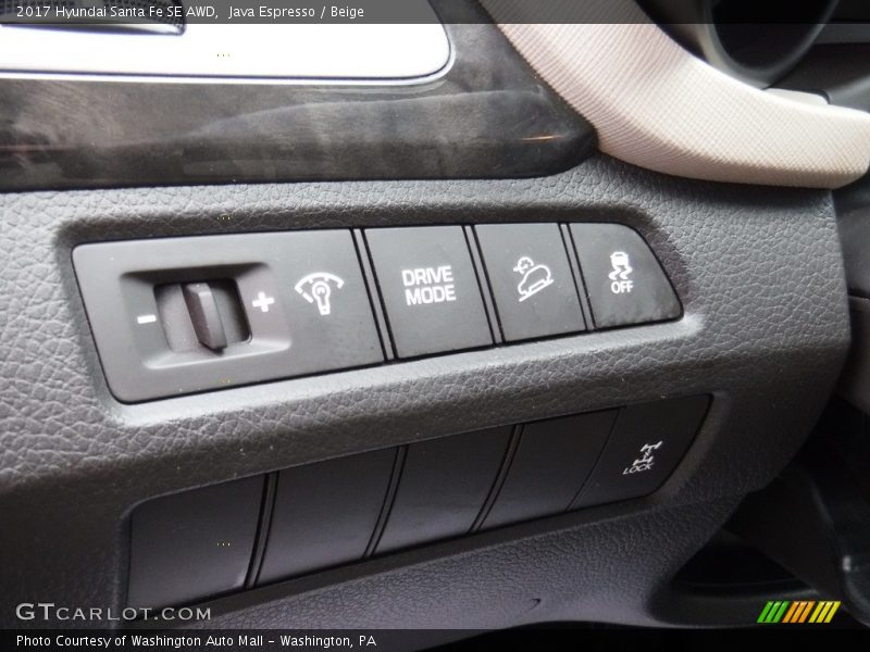 Java Espresso / Beige 2017 Hyundai Santa Fe SE AWD