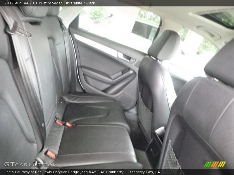 Ibis White / Black 2012 Audi A4 2.0T quattro Sedan