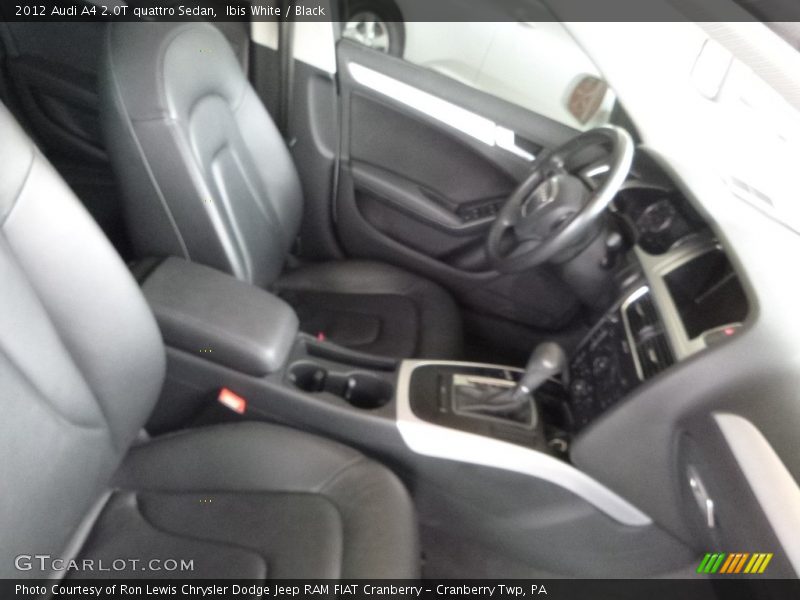 Ibis White / Black 2012 Audi A4 2.0T quattro Sedan
