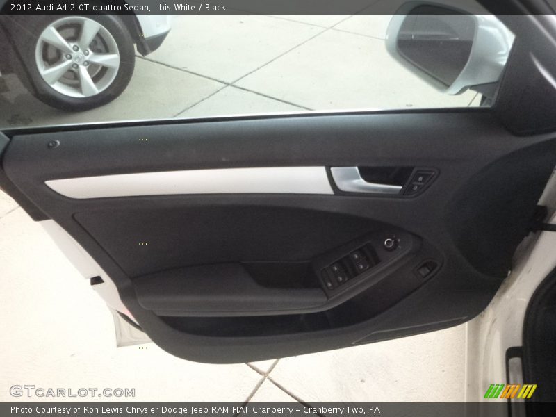 Ibis White / Black 2012 Audi A4 2.0T quattro Sedan