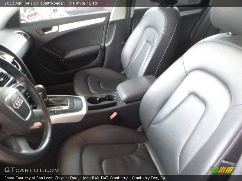Ibis White / Black 2012 Audi A4 2.0T quattro Sedan