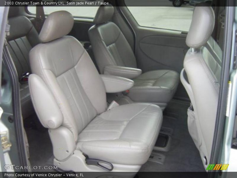 Satin Jade Pearl / Taupe 2003 Chrysler Town & Country LXi