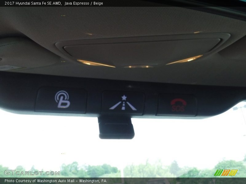 Java Espresso / Beige 2017 Hyundai Santa Fe SE AWD
