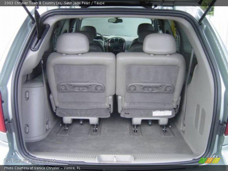 Satin Jade Pearl / Taupe 2003 Chrysler Town & Country LXi